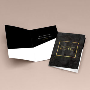 You Deserve Better Apology Card