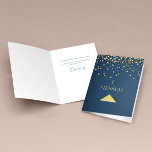 I Messed Up Apology Card