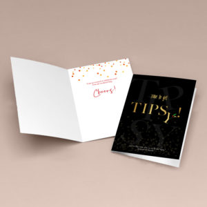 Tipsy Celebration Card