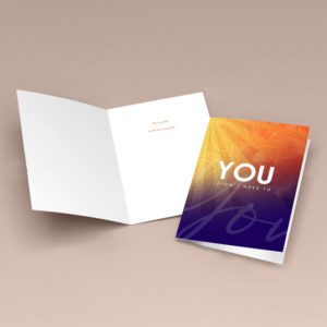 You Didn't Have to Grateful Card