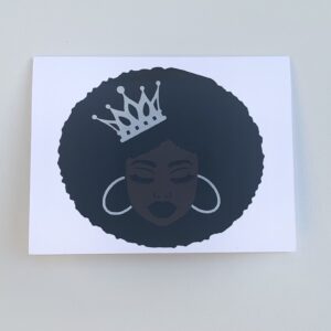 Black Queen Silver Crown + Earrings