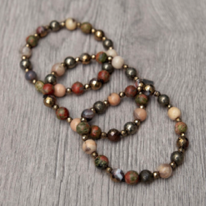 Beaded Gemstone Bracelet